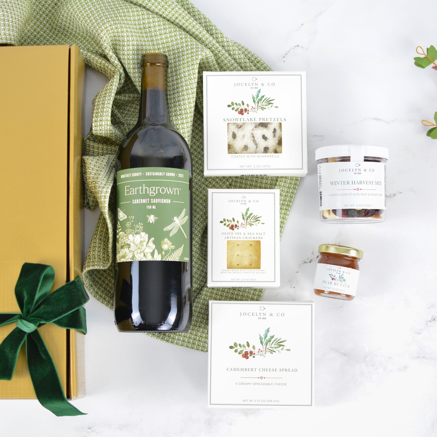 Cabernet Cheer – Holiday Wine & Charcuterie Set