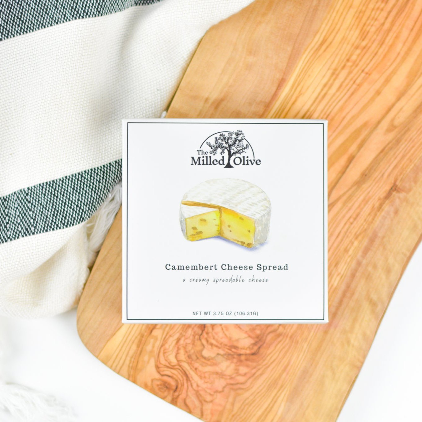 The Milled Olive Olive Camembert Cheese