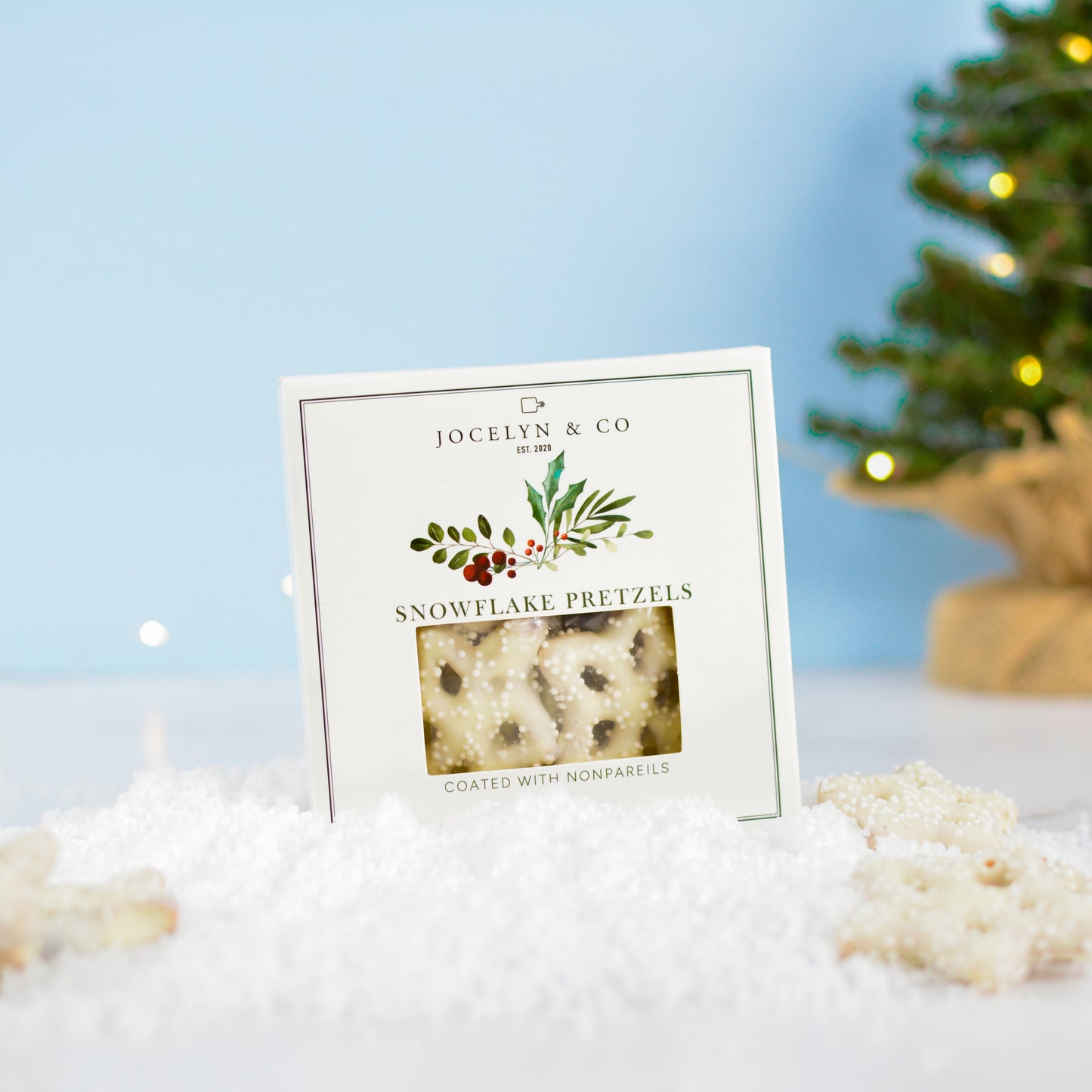 Wholesale Snowflake Pretzels - Ships 10/25