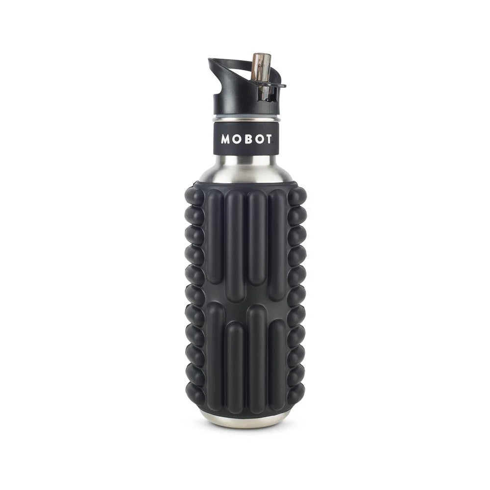 Firecracker Mobot Water Bottle - Blue and Black