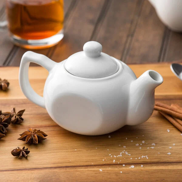 White Porcelain Teapot