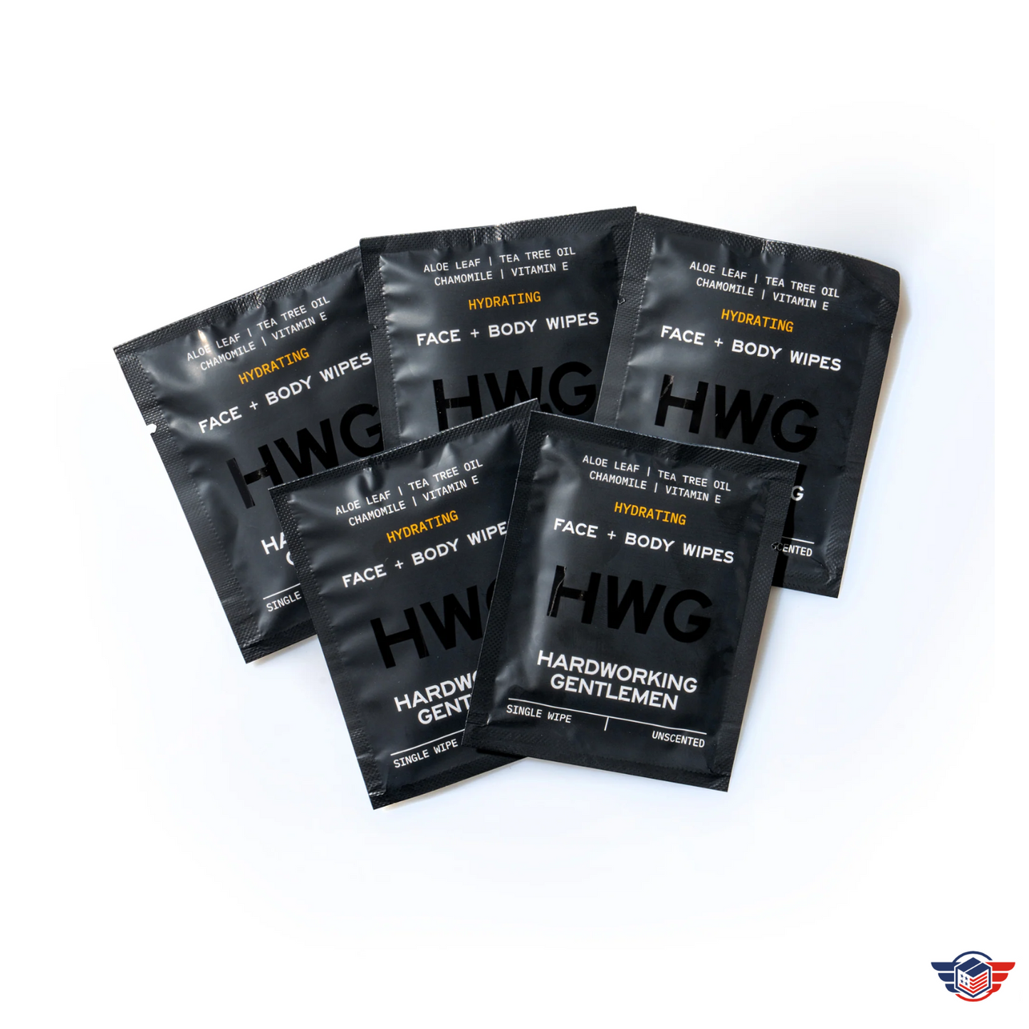 Hydrating Face + Body Wipes - Set of 5 - Hero Care Packages