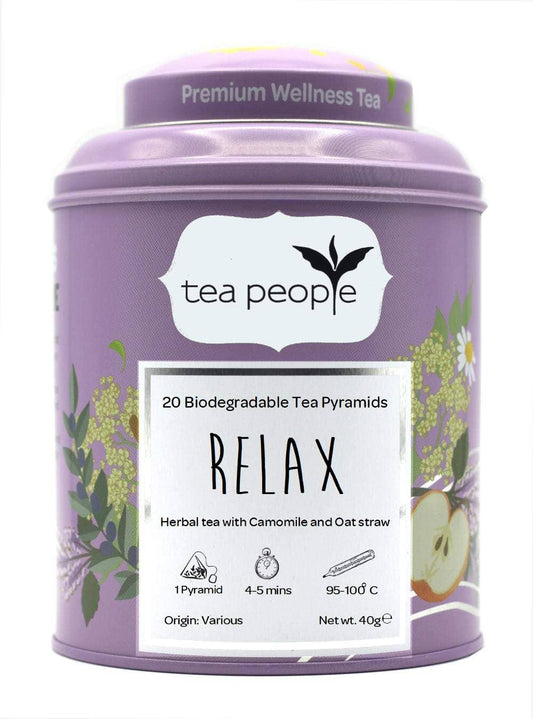 Relax Tea Pyramid Bags (TIN)