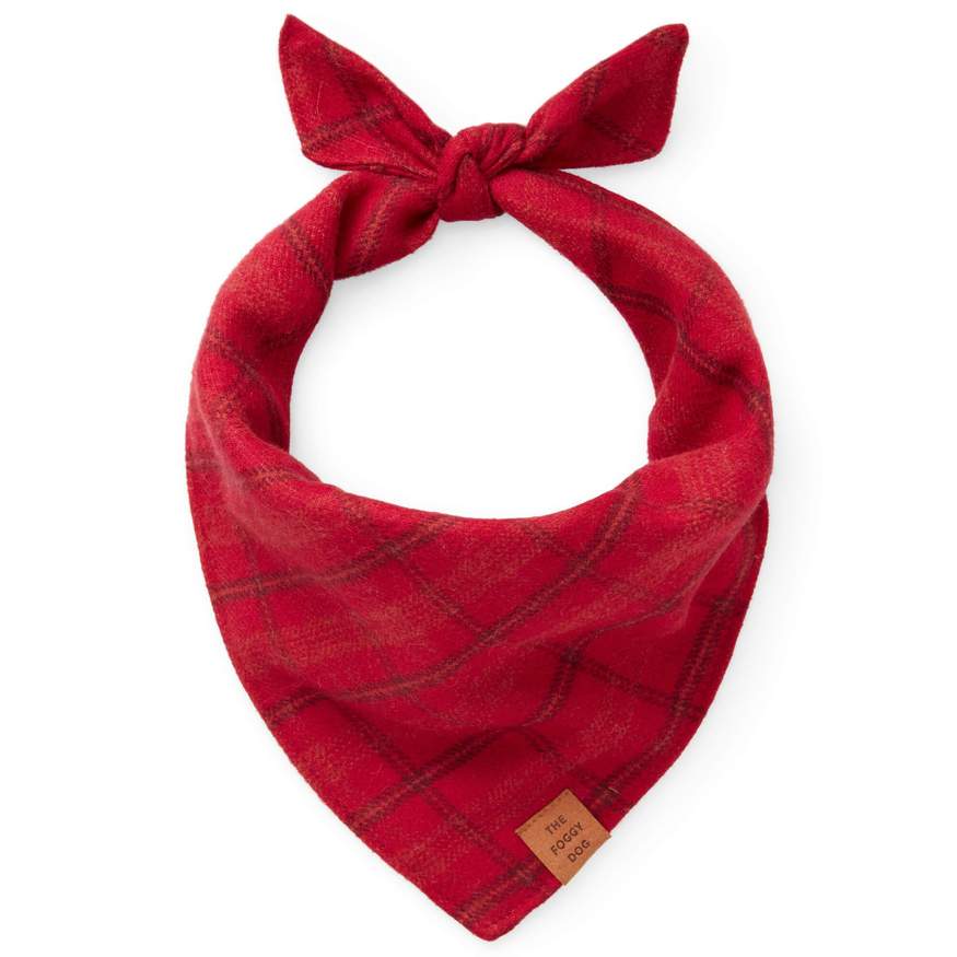 Aberdeen Plaid Flannel Dog Bandana