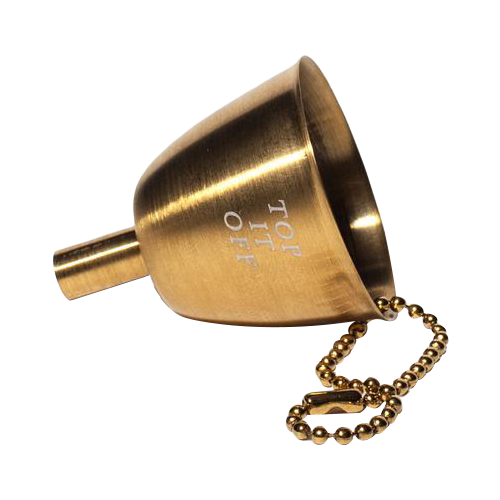 Gold Flask Funnel by Izola