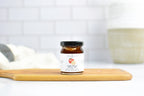 Jocelyn & Co. apple spiced jam in artisan jar, lifestyle shot
