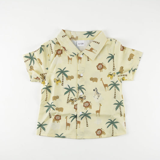 Safari Animal Baby Shirt 9-12 months