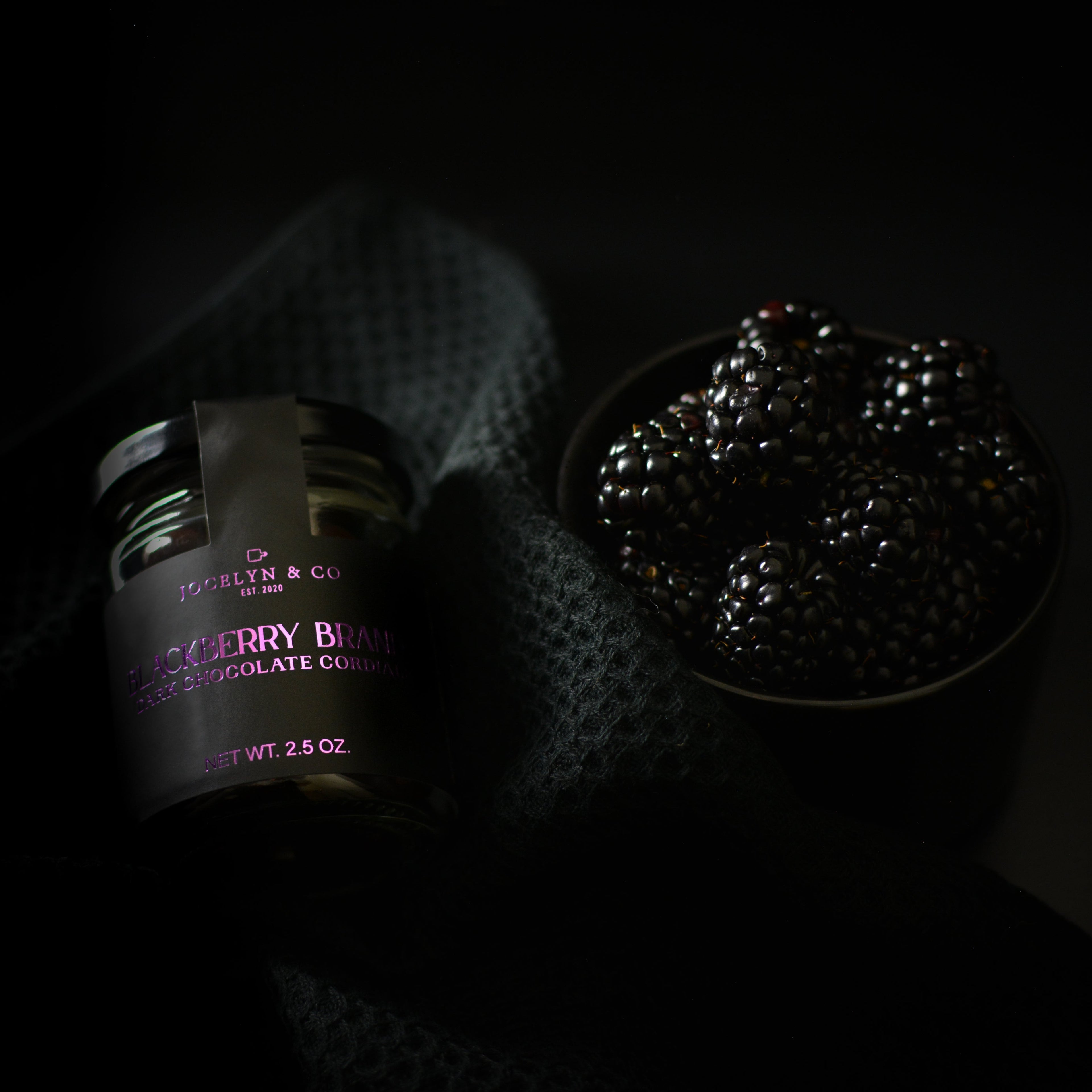 Blackberry Brandy Cordials