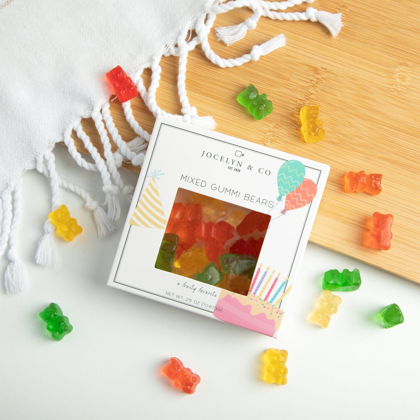 Private Label Packaging Only for Birthday Gummi Bears-500