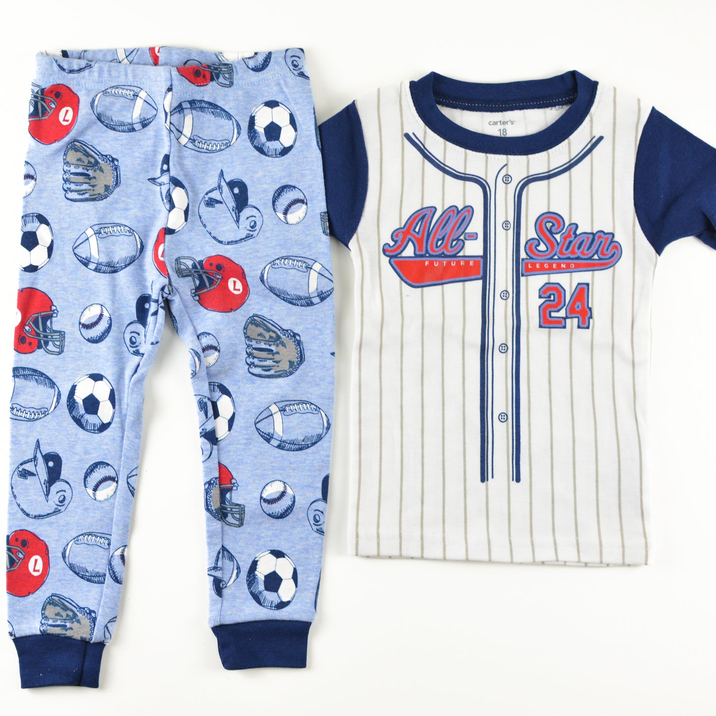 Baseball Pajama Set 18 months