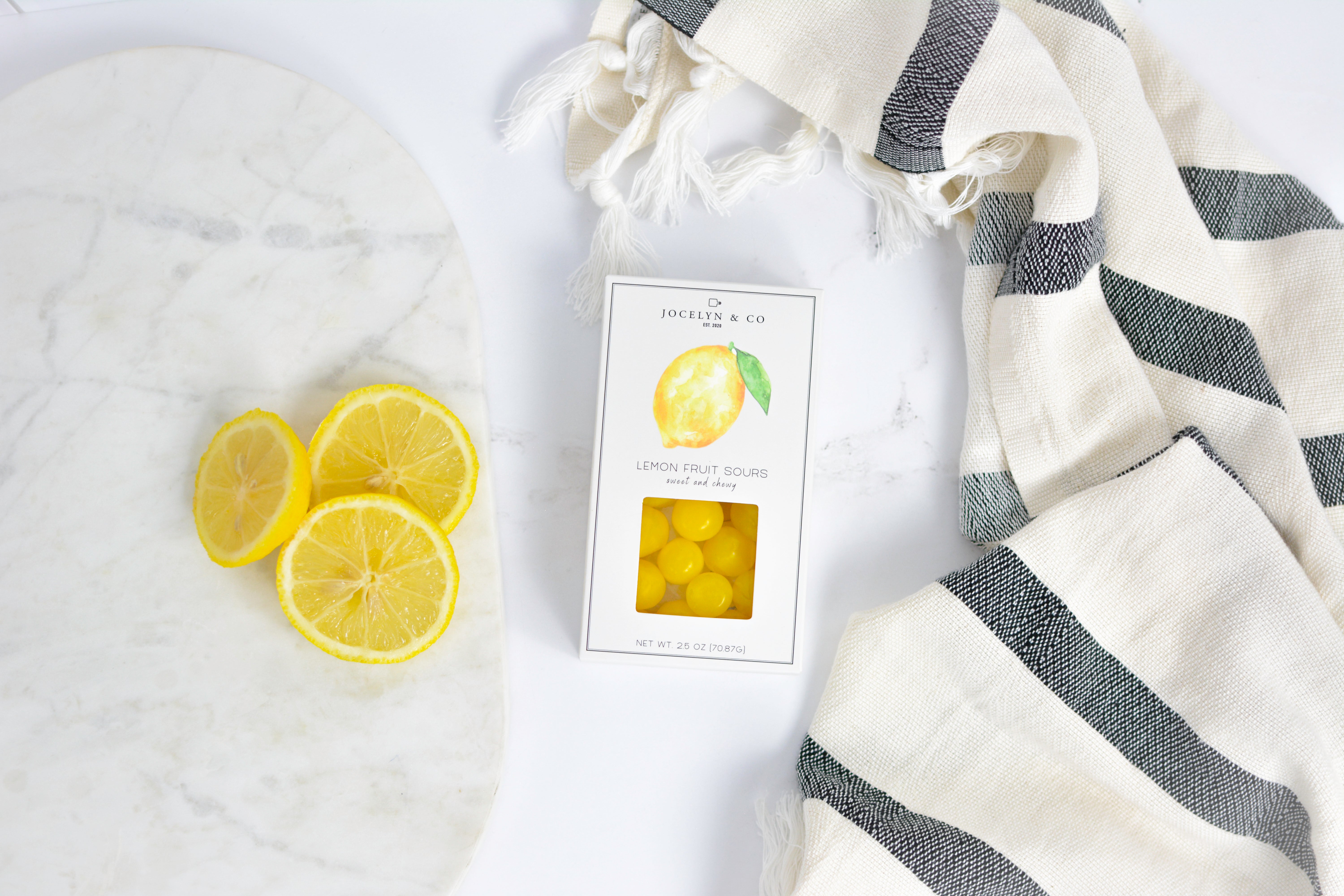 Lemon Sours Candy | Bright, Chewy Citrus in Giftable Box – Jocelyn