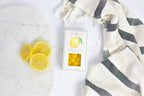 Jocelyn & Co. Lemon Sours candy in signature packaging, lifestyle shot