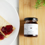 Jocelyn & Co. Merlot jam in artisan packaging on white background