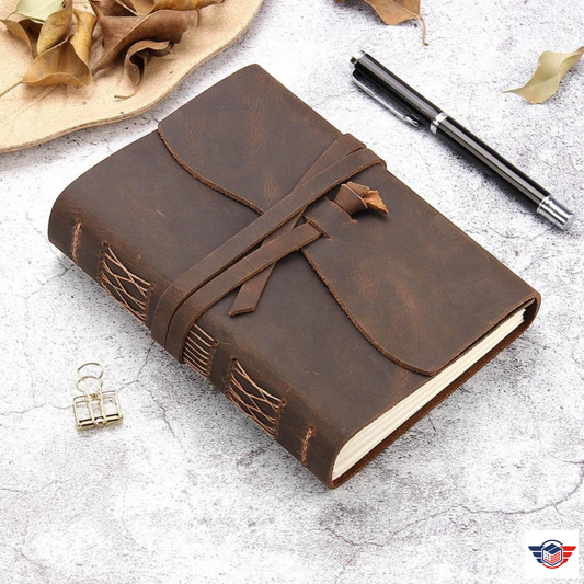 Leather Bound Journal - Hero Care Packages