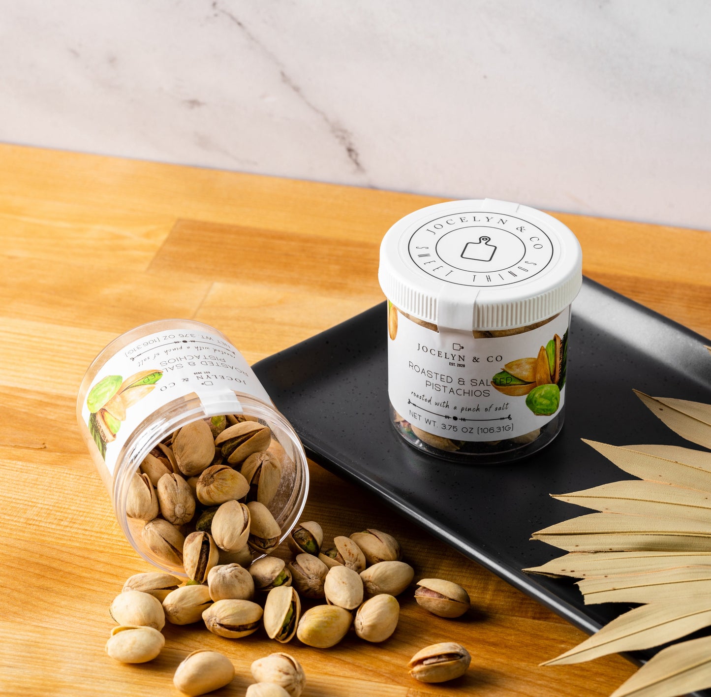 Private Label Packaging Only for Pistachios Jar-250