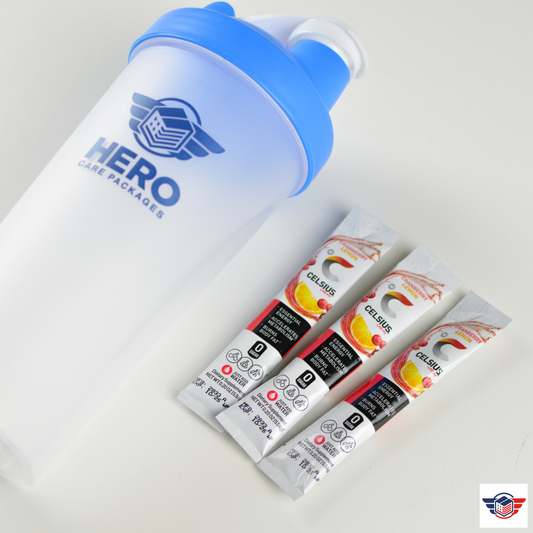 Celsius + Hero Care Packages Blending Bottle - Hero Care Packages