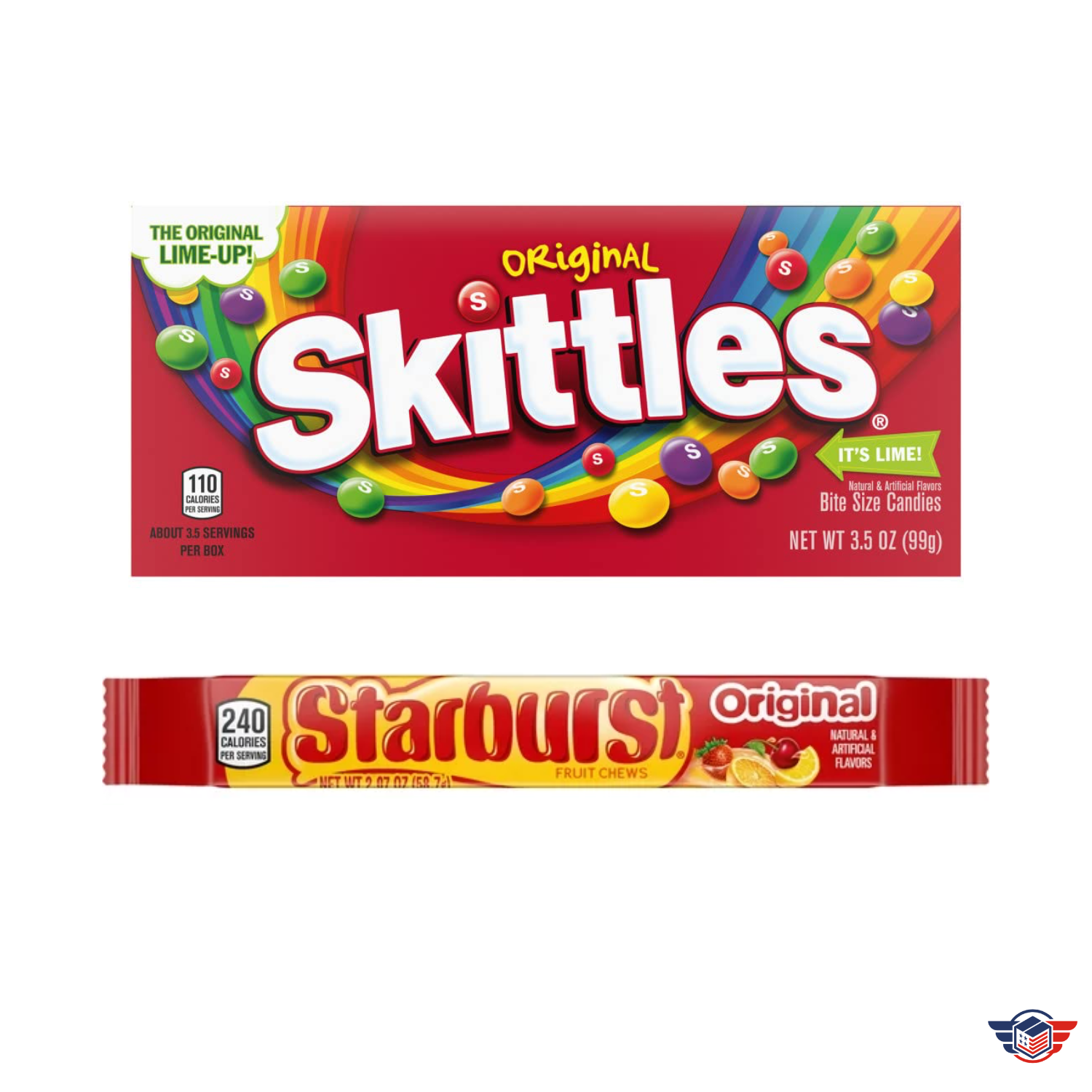 Skittles & Starburst Candy - Hero Care Packages