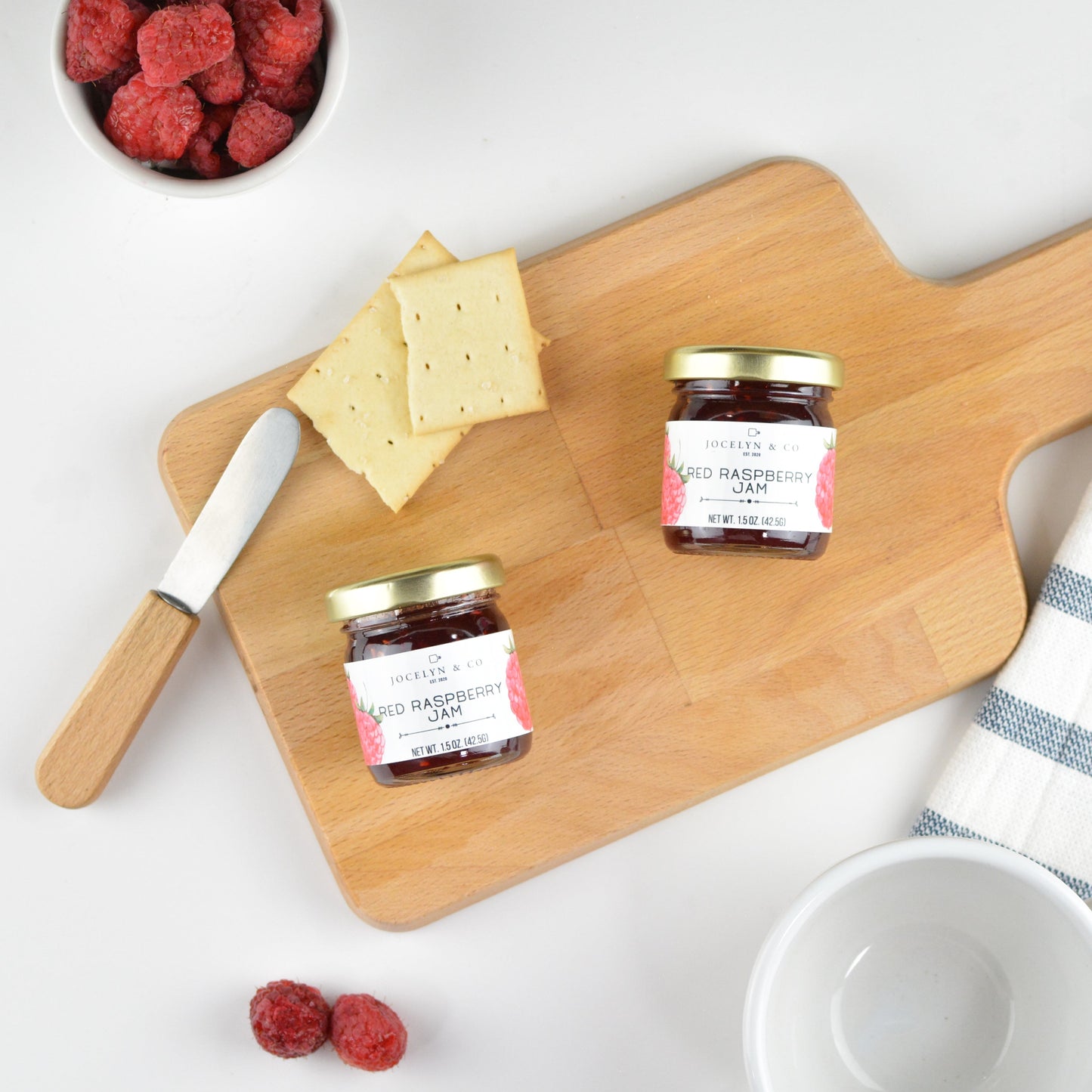Private Label Packaging Only for Red Raspberry Jam-250
