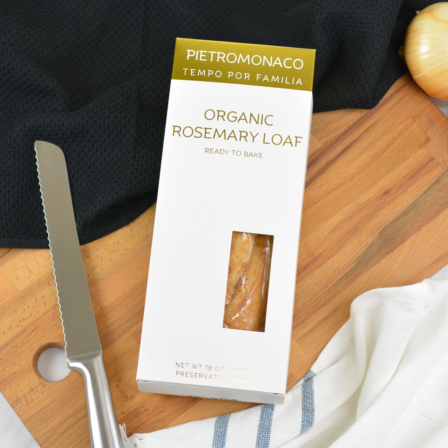 Private Label Packaging Only for Organic Take & Bake Rosemary Loaf-500