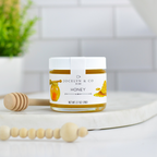 Jocelyn & Co. small honey jar with minimalist artisan label