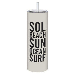 Vaso delgado Sol Beach Sun Ocean Surf