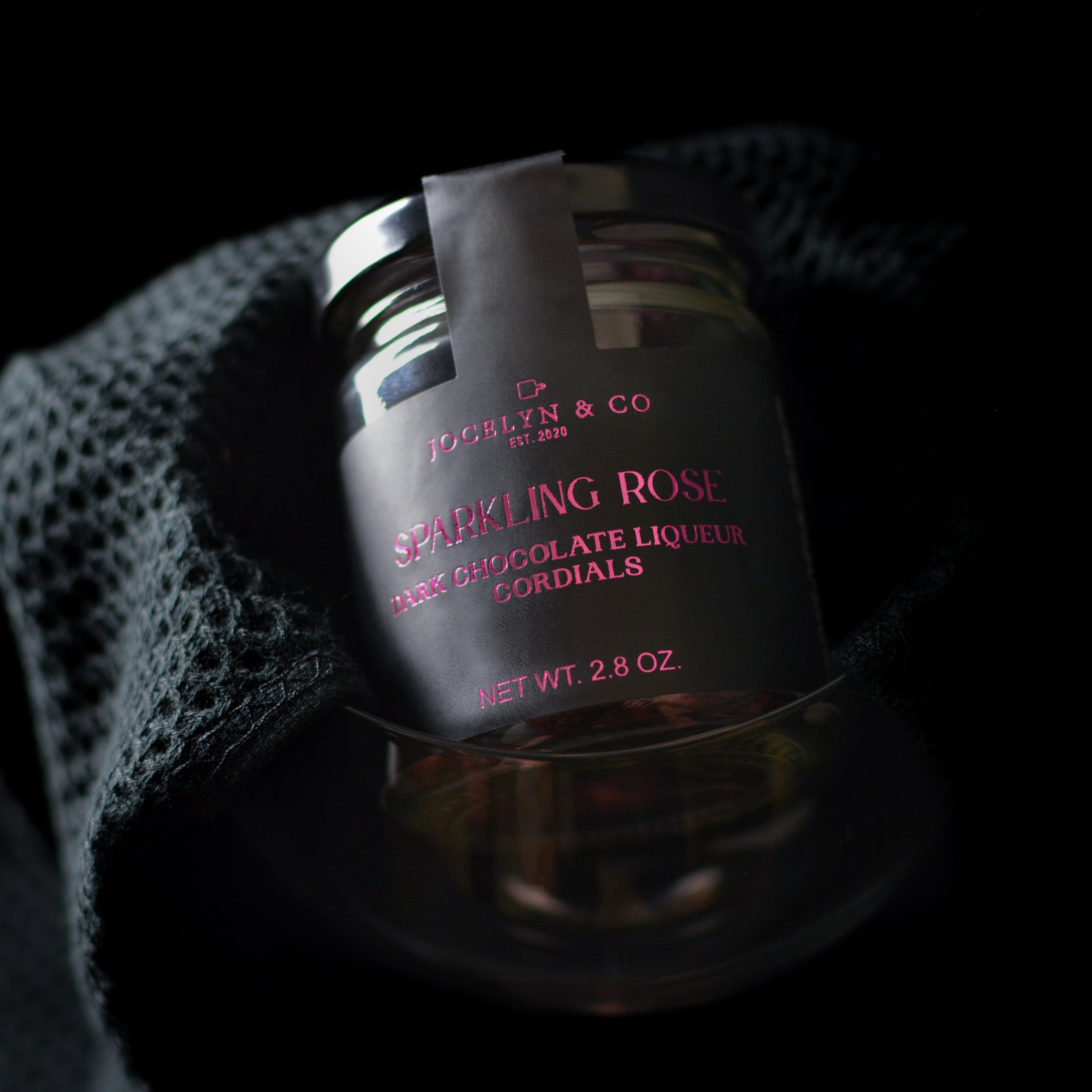 Sparkling Rose Cordials