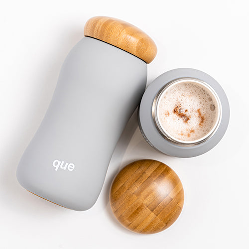 Insulated Bottle with Wooden Cap