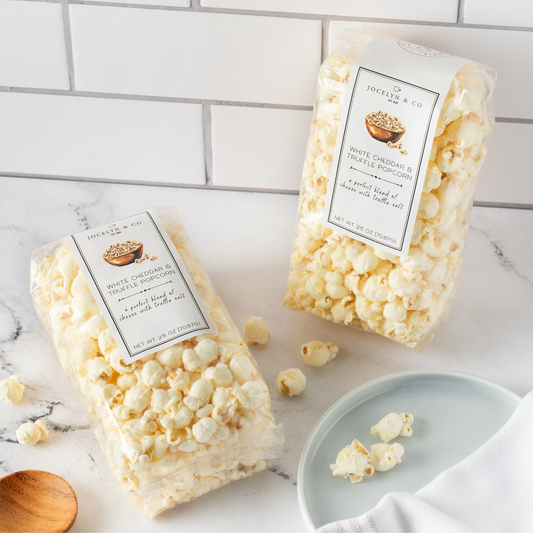 Wholesale White Cheddar & Truffle Popcorn